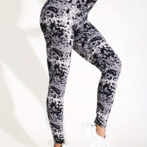 kamuflazne tajice urban stil trudnice elasticne